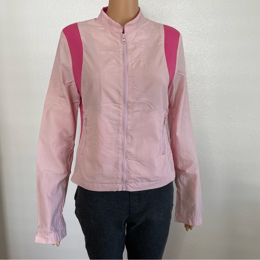 Forever 21 Pink Lightweight Full Zip Jacket